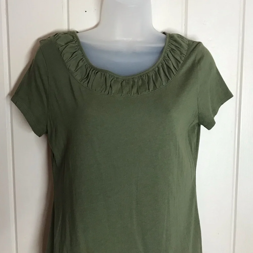 Ladies Cato Olive Green Blouse 
Size Small 4 - 6 
60% Cotton 40% Modal
Stretch … - Picture 3 of 9